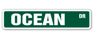 OCEAN DRIVE Street Sign