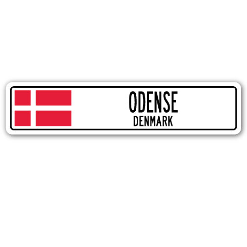 Odense, Denmark Street Vinyl Decal Sticker