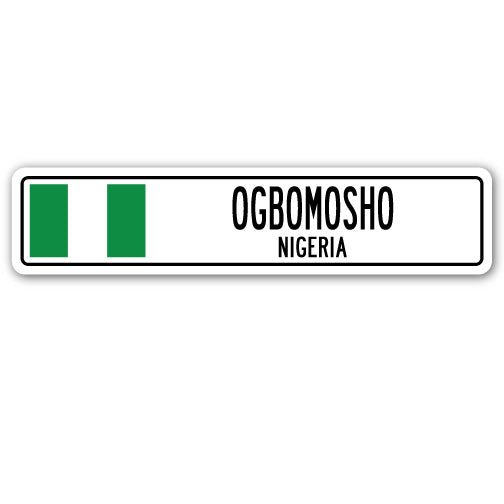 OGBOMOSHO, NIGERIA Street Sign