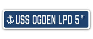 USS Ogden Lpd 5 Street Vinyl Decal Sticker