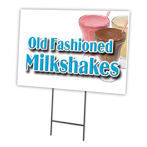 OLD FASHIONED MILKSHAKES