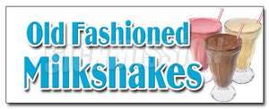 Old Fashioned Milkshakes Decal