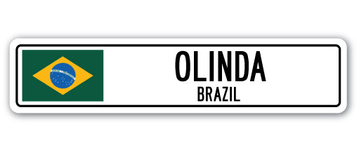 OLINDA, BRAZIL Street Sign