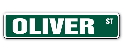 Oliver Street Vinyl Decal Sticker