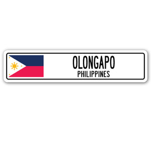 Olongapo, Philippines Street Vinyl Decal Sticker