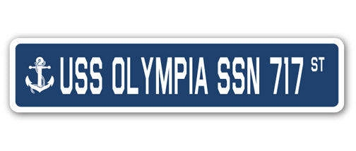 USS Olympia Ssn 717 Street Vinyl Decal Sticker