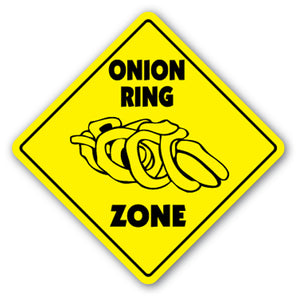 Onion Ring Zone Vinyl Decal Sticker