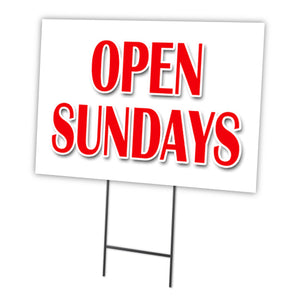 OPEN SUNDAYS