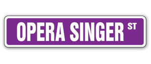 Opera Singer Street Vinyl Decal Sticker