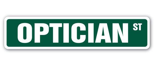 Optician Street Vinyl Decal Sticker