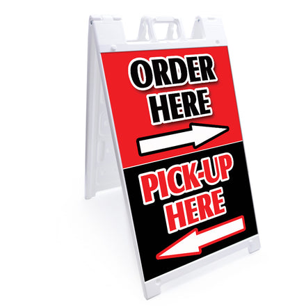 Order Here Pick Up Here With Arrows