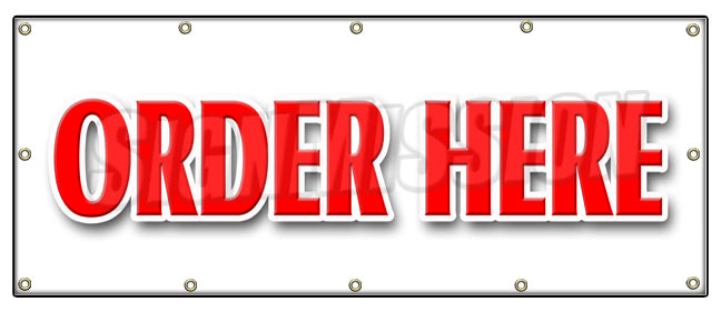 Order Here Banner