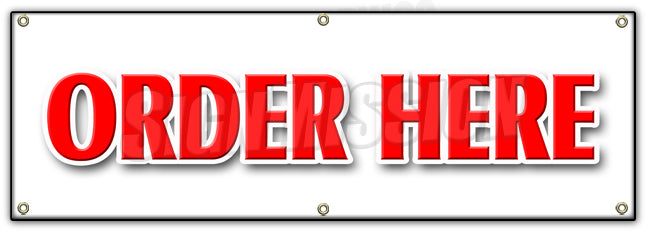 Order Here Banner