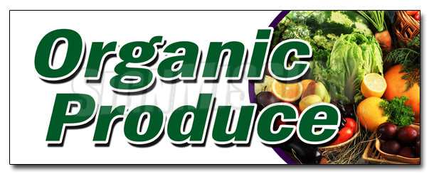 Organic Produce Decal