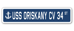 USS Oriskany Cv 34 Street Vinyl Decal Sticker