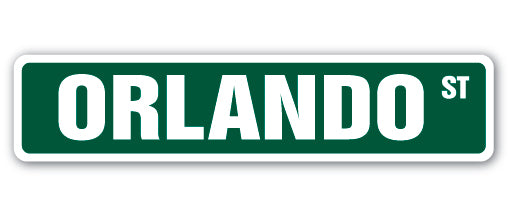 ORLANDO Street Sign