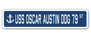 USS Oscar Austin Ddg 79 Street Vinyl Decal Sticker