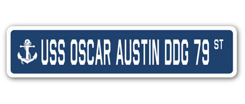 USS Oscar Austin Ddg 79 Street Vinyl Decal Sticker