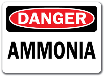 Danger Sign - Ammonia
