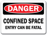 Danger Sign - Confined Space Entry Can Be Fatal
