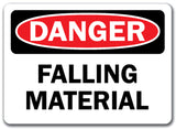 Danger Sign - Falling Material