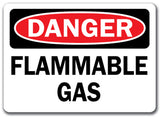 Danger Sign - Flammable Gas