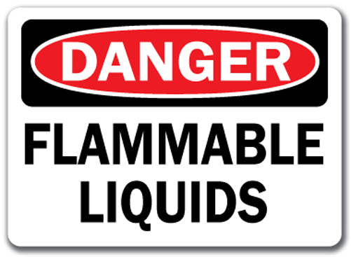 Danger Sign - Flammable Liquids