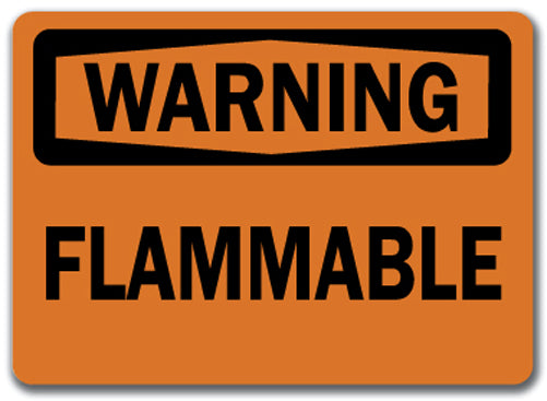 Warning Sign - Flammable