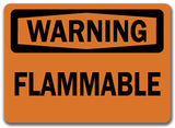 Warning Sign - Flammable