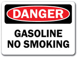 Danger Sign - Gasoline No Smoking