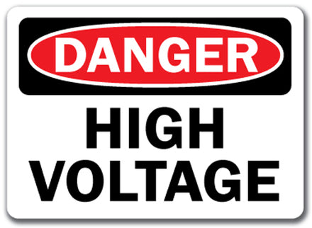 Danger Sign - High Voltage