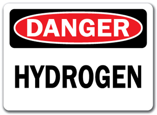 Danger Sign - Hydrogen