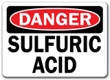 Danger Sign - Sulfuric Acid