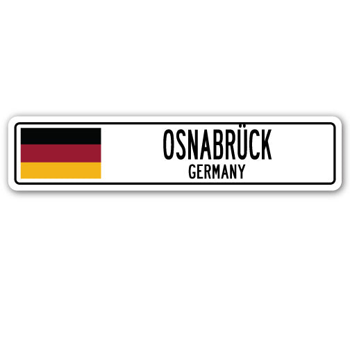 Osnabreck, Germany Street Vinyl Decal Sticker