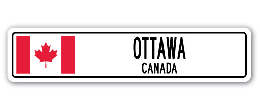 OTTAWA, CANADA Street Sign