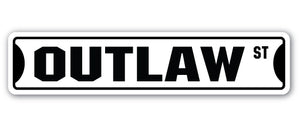 Outlaw Street Vinyl Decal Sticker