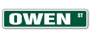 OWEN Street Sign