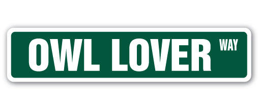 Owl Lover Street Vinyl Decal Sticker