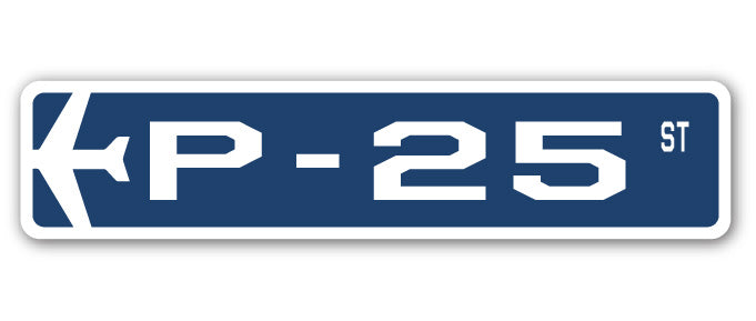 P-25 Street Sign