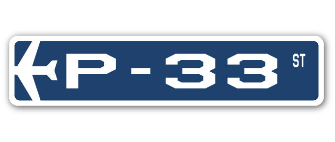 P-33 Street Sign