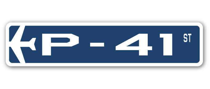 P-41 Street Sign