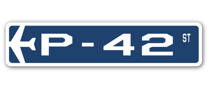 P-42 Street Sign