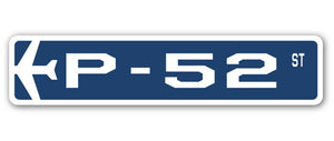 P-52 Street Sign