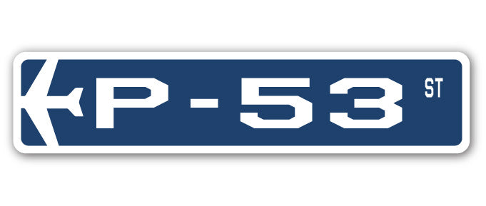 P-53 Street Sign