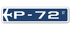 P-72 Street Sign