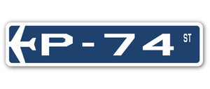 P-74 Street Sign