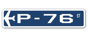 P-76 Street Sign