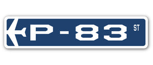 P-83 Street Sign