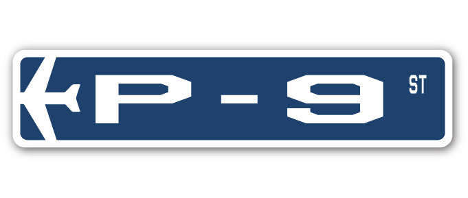 P-9 Street Sign