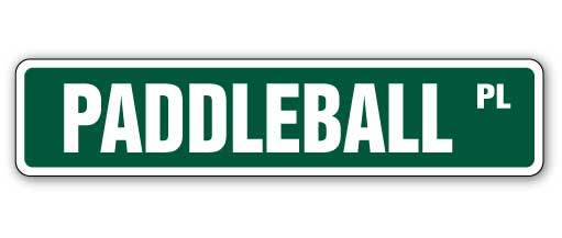 Paddleball Street Vinyl Decal Sticker